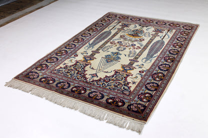 Kashan Weiss Antik