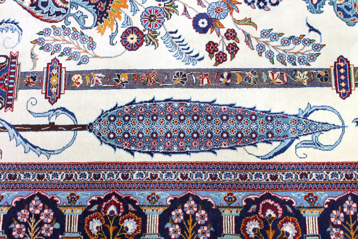 Kashan Weiss Antik