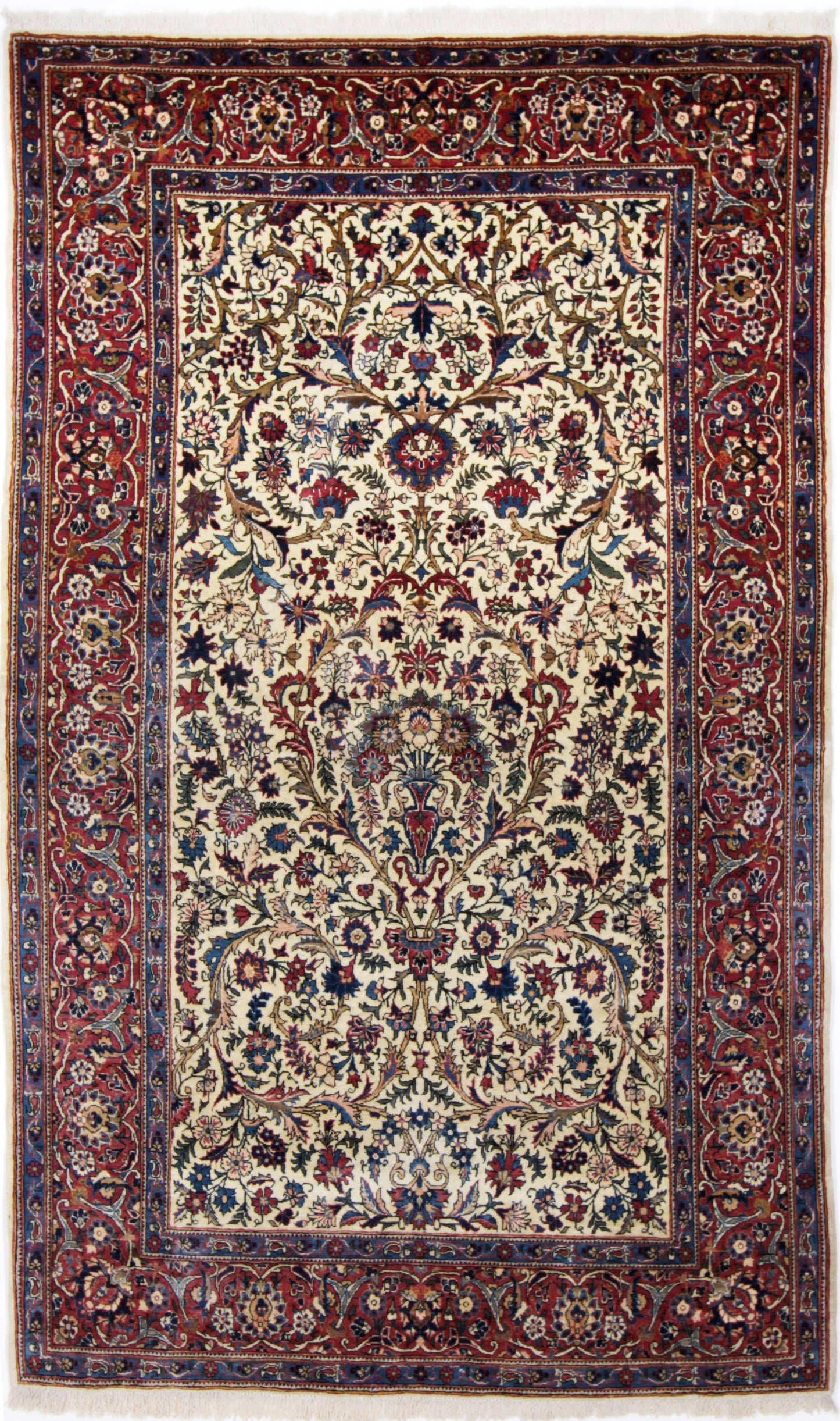 Weisser Kashan Antik