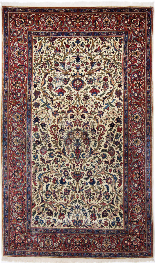 Weisser Kashan Antik