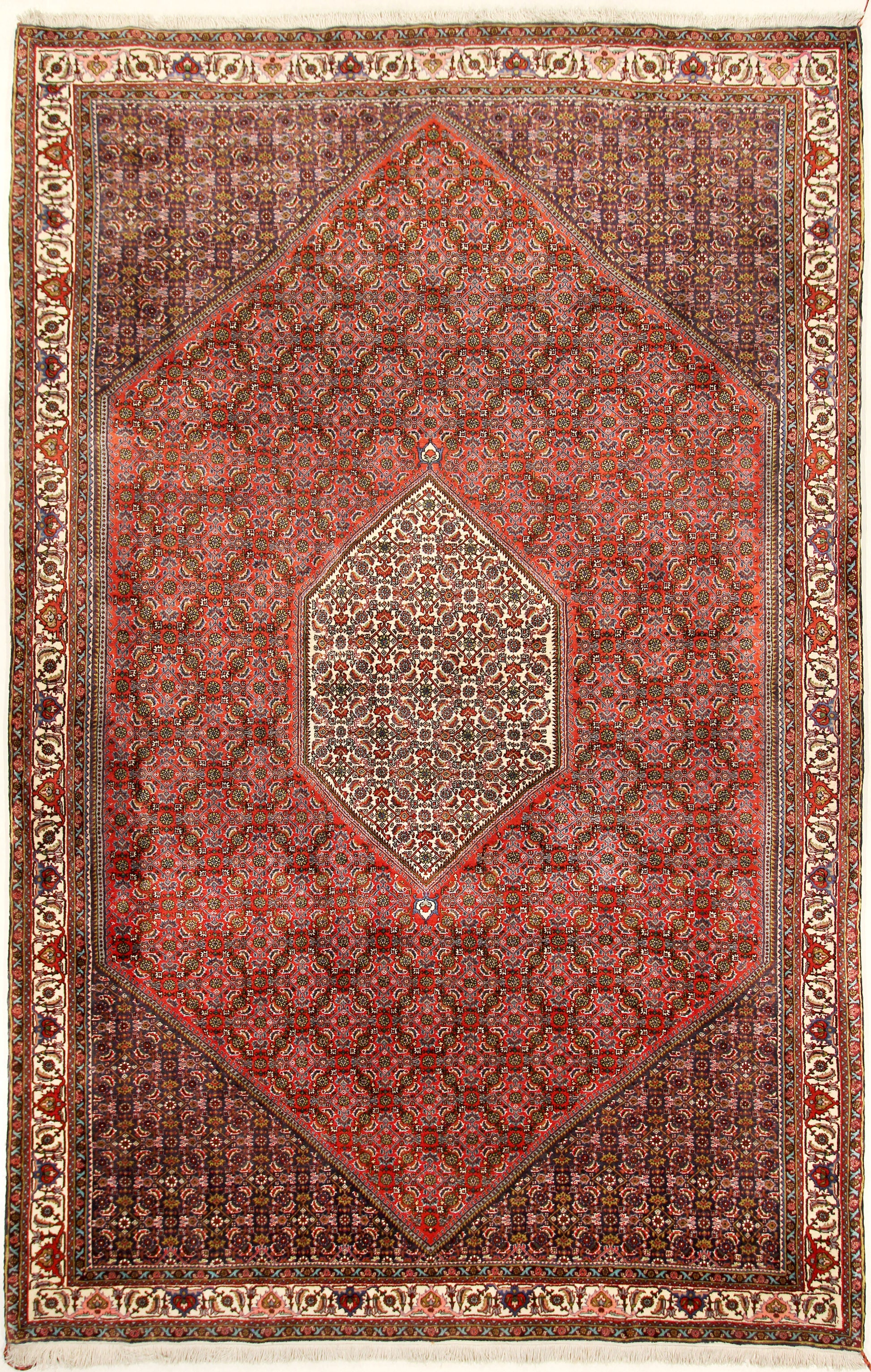 Bidjar Rot Braun Perserteppich - Teppich Rahvar