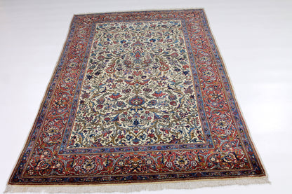 Weisser Kashan Antik