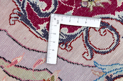 Täbriz 50 Raj rund mit Seide